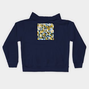 Argentina geometric pattern Kids Hoodie